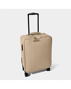Katie Loxton Oxford Cabin Suitcase - Light Taupe